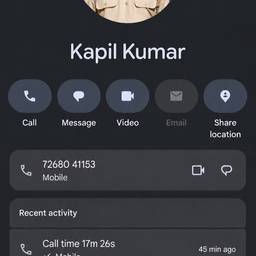 Call Log Timestamp Edit