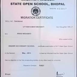 Before - Flatten Creased Certificate