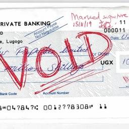 Cheque Name & Date Edit