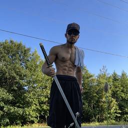 Holding a Sword Photo Edit