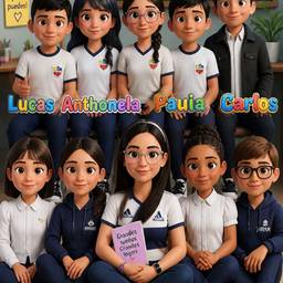 Animated Class Group Photo