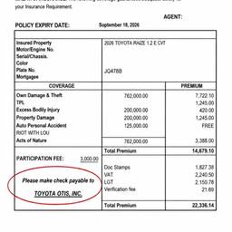 Insurance Notice Typo Fix