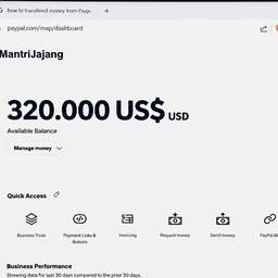 PayPal Balance Edit