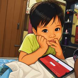 Cartoon Kid Portrait