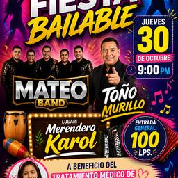 Gran Fiesta Bailable Flyer