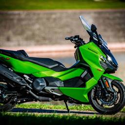 Kawasaki Green Scooter Recolor