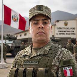 Peruvian Military Soldier Edit
