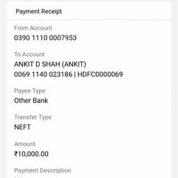 Edit Payment Receipt Date