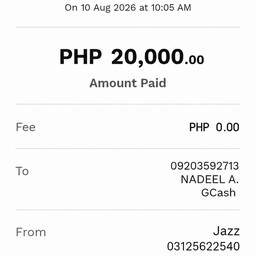 Edit Receipt Date Time