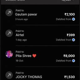Payment Screenshot Amount Edit