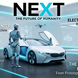 Futurist Tech Magazine Cover
