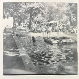Before - Old Pool Photo Restored