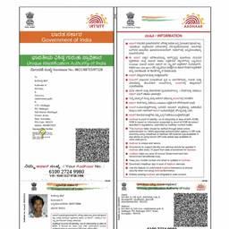 Aadhaar DOB Year Edit