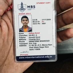 Student ID Date Edit
