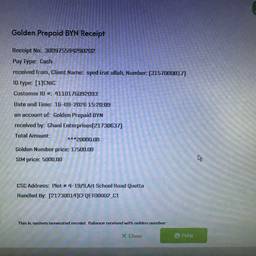 Edit Numbers on Receipt
