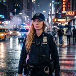 Cinematic Police Portrait