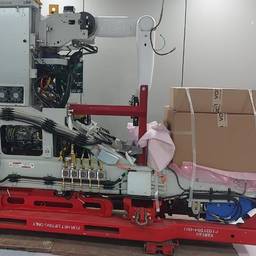 Antes - Recorte de robot industrial