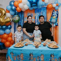 Family Birthday Photo Merge