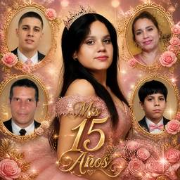 Après - Collage Hommage Quinceañera
