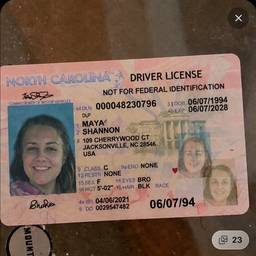 Driver's License Address Edit