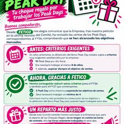 Peak Day Bonus Flyer