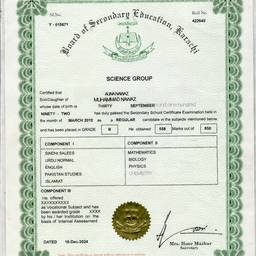 Certificate Year Update