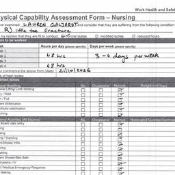 Medical Form Text Edit