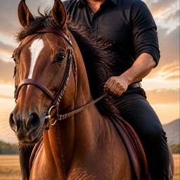 Person on Horse Edit