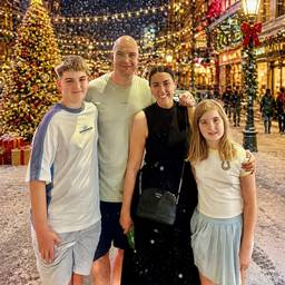 After - Festive Family Christmas Scene