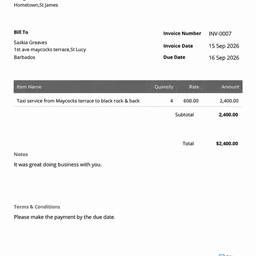 Edit Invoice Quantity