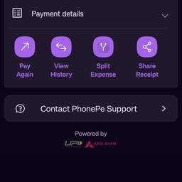 Avant - Modification de Capture d'Écran de Paiement PhonePe