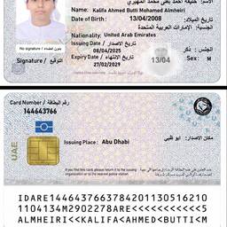 Emirates ID Birth Year Edit