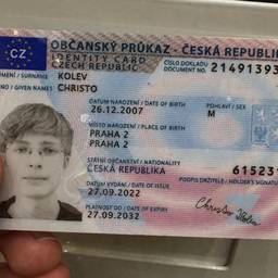 Czech ID Card Date Edit