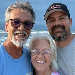 Beach Family Photo Merge