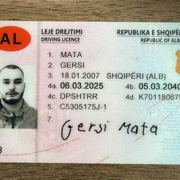 Before - Driving Licence DOB Edit