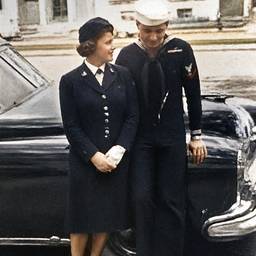 1940s Sailor Photo Restored