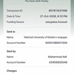 Payment Receipt Edit