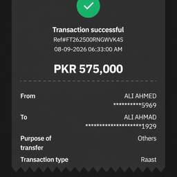 Bank Receipt Editor