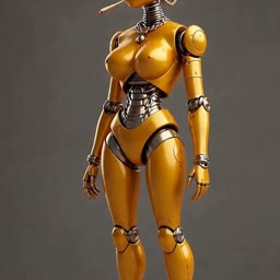 Depois - O robô dourado ganha vida