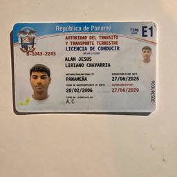 Panama Driver's License Edit