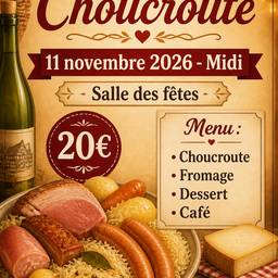 French Choucroute Event Poster