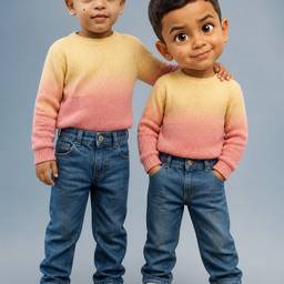 After - Pixar Twin Portrait