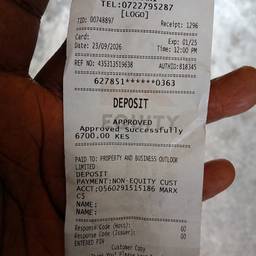Edit Receipt Date Time