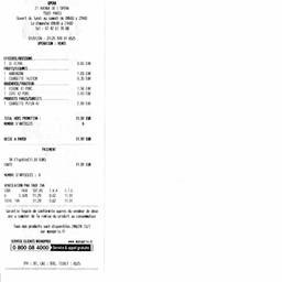 Edit Receipt Remove Item