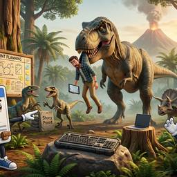 Jurassic Sprint Mascots