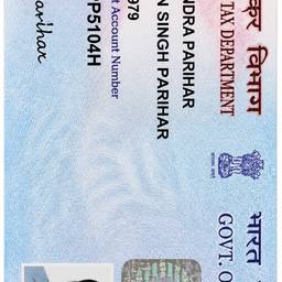 Colorized PAN Card