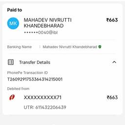PhonePe Receipt Edit