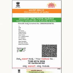 Aadhaar Card 4K Upscale