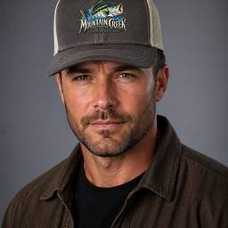 Trucker Hat on Model
