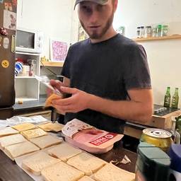 Before - Giant Sandwich Attack Meme